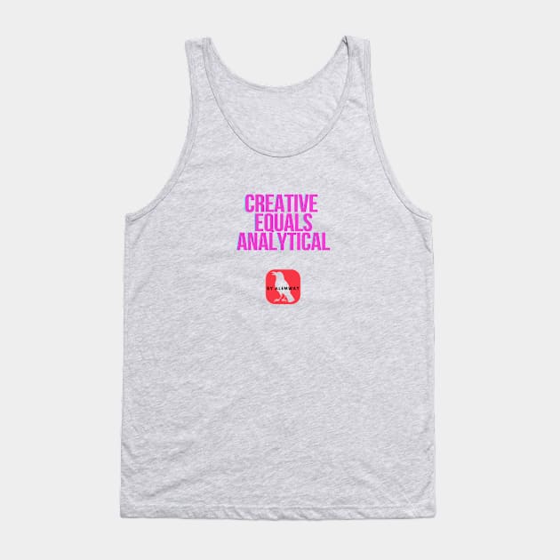 Creative Equals Analytical Tank Top by Alemway